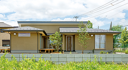 モデルハウス「息吹木」の外観