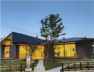 会澤工務店が建設したモデルハウス「あいの杜」